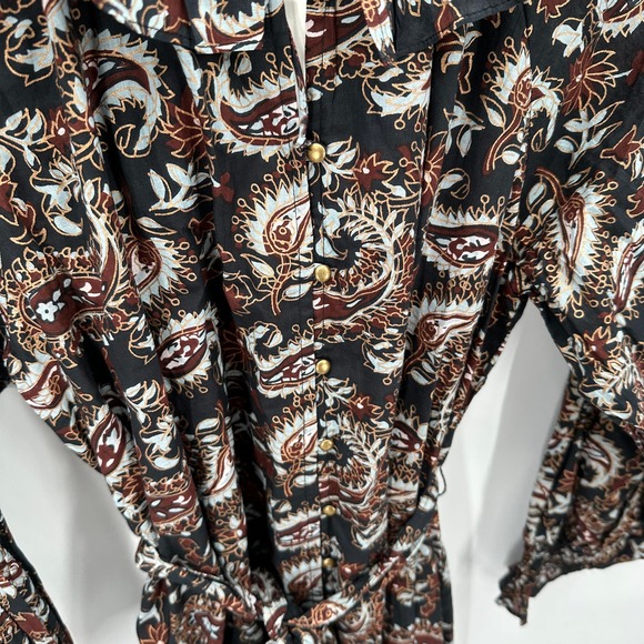 CLEOBELLA NWT Carolyn Paisley Print Mini Dress // L - Picture 9 of 16